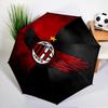 Ac Football Club Umbrella Folding umbrella, automatic umbrella 8-Frame for Travel, camping Use Gift for Halloween Christmas