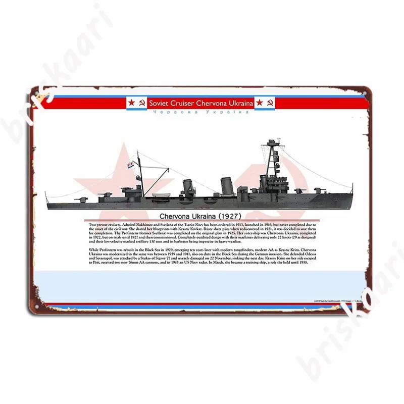 Chervona Ukrainia Metal Signs Club Mural Printing Wall Decor Tin sign Posters 20X30CM