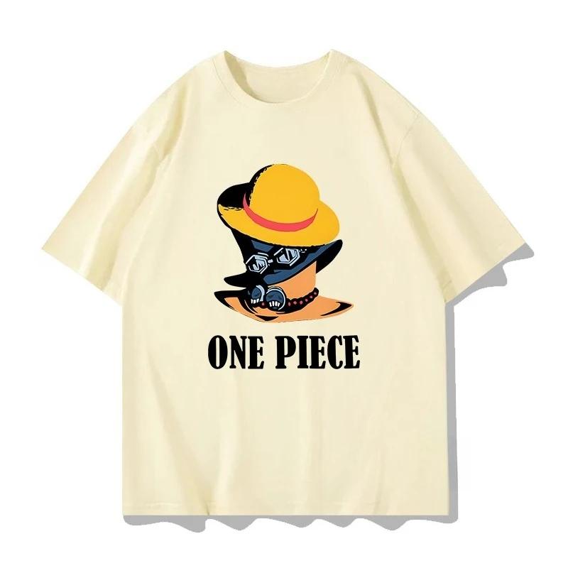 ONE PIECE Joint Tshirt Mens and Womens Summer Peripheral Clothes ACE Sanji Luffy Zoro Shortsleeved Childrens Clothes