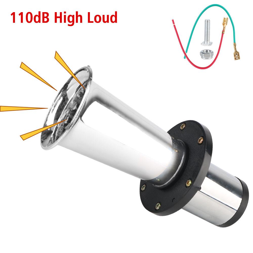Air Compressor Horn Vintage Car Electric Horn Super Loud For Motorcycle Boat Truck Classical Trumpet 12V 3A 110dB Modification