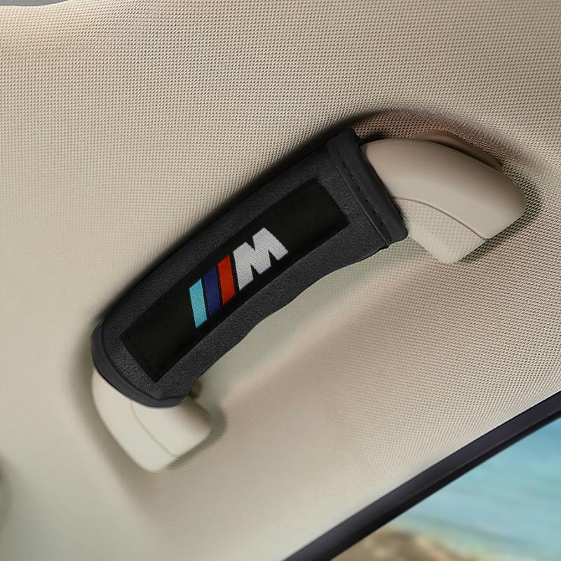 1/2PCS Car interior plush roof handle protective cover for BMW X1 X3 X5 E39 E46 E90 F20 E60 F30 E36 F10 E87 Accessories