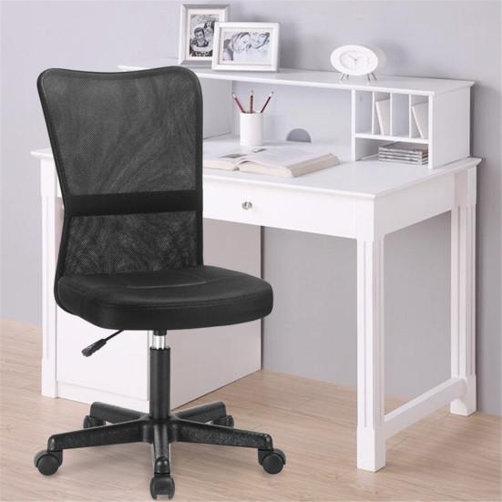 Adjustable Swivel Computer Desk Chair with Lumbar Support Office Decor Furniture