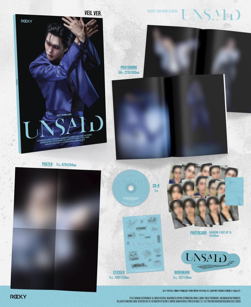 [Pre-order] ROCKY - 3RD MINI ALBUM [UNSAID]