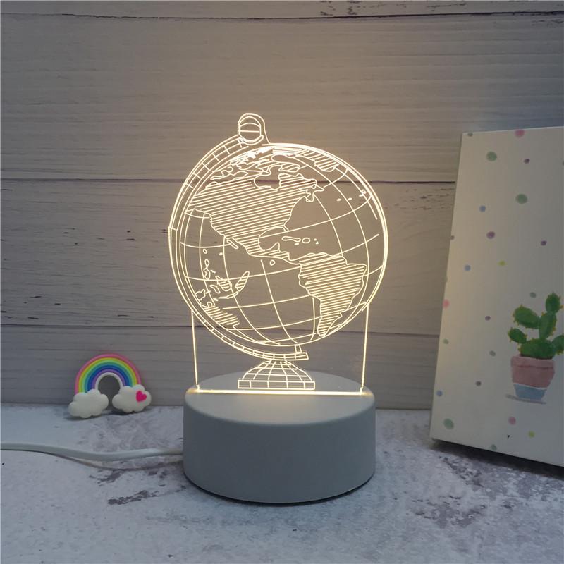 Acrylic 3D Night Light - Custom Table Lamp with Logo, Ideal for Events & Christmas Gifts