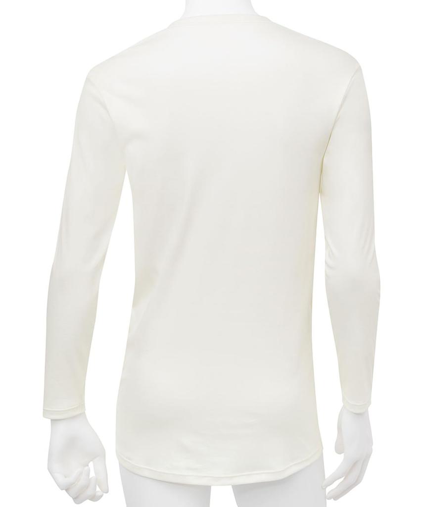 Wacoal Warm Stays Longer Back Sizes IV and LL Men's Innerwear, V-Neck, 3/4 Sleeves, 100% Cotton, Warm, Soft, Anti-Static, Pilling-Resistant, Hem,