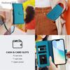 Zipper Leather Case For Redmi 6 7 8 9 Power 10 Prime Plus 2022 11 12 13 6A 8A 9T 9A 9i 9C Nfc 9AT 10A 10C 10X 11A 12C 13X 4G 5G Wallet Cover Casing