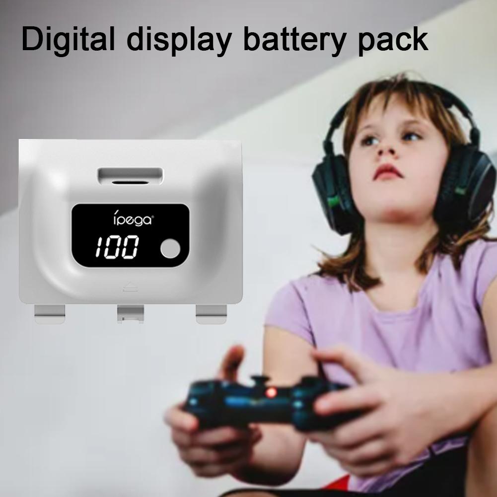 Wireless Gampad Rechargeable Battery For Xbox Series X/Xbox Series S Controller 1400mAh Replacement Battery with Digital Display