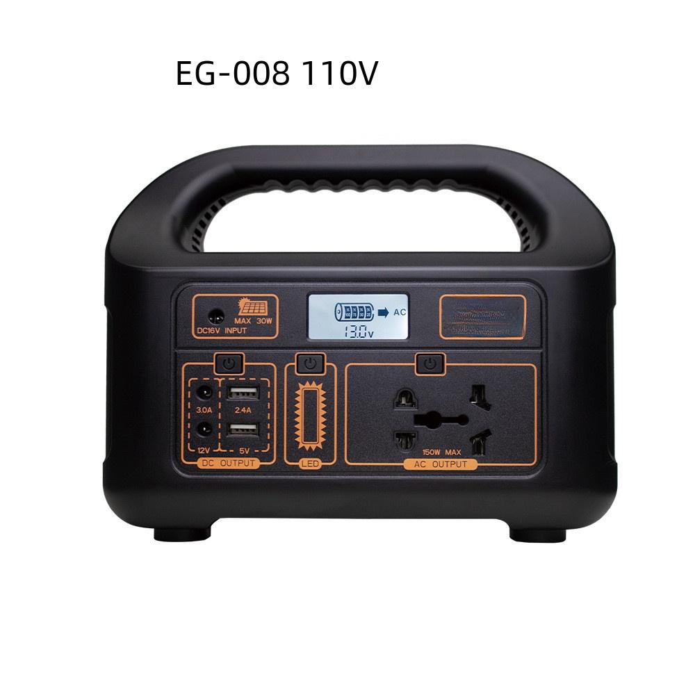 

150 Вт Светодиодный Дорожный Кемпинговый Аварийный Пауэрбанк Портативный Уличный Источник Питания Дисплей Мобильное Накопление Энергии Электростанция