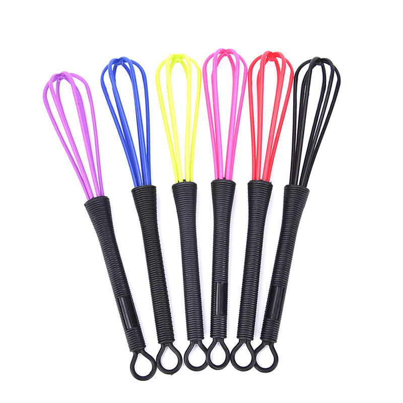 1X Mini Salon Hairdressing Tool Tint Color Dye Whisk Balloon Whip Mixer Random,