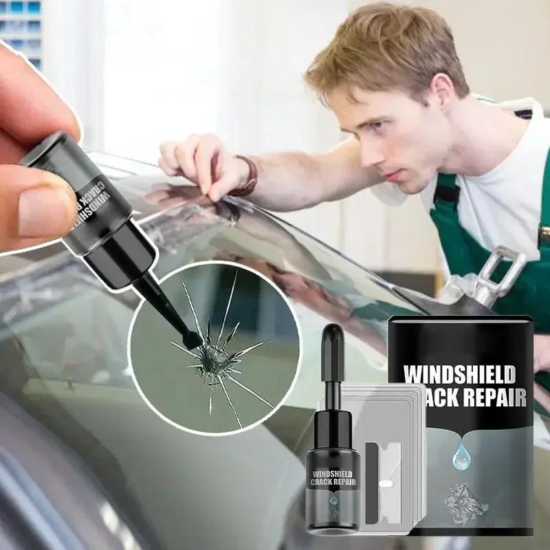 Car Windshield Crack Repair Fluid Car Window Repair Resin Windscreen Scratch Crack Restore Fluid Glass Curing Glue Accessories