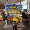 1PC Bob Builder Theme Custom Name Patterned Flannel Blanket Suitable For All Seasons For Home Decor Warmth And Comfort Gifts Holiday Present