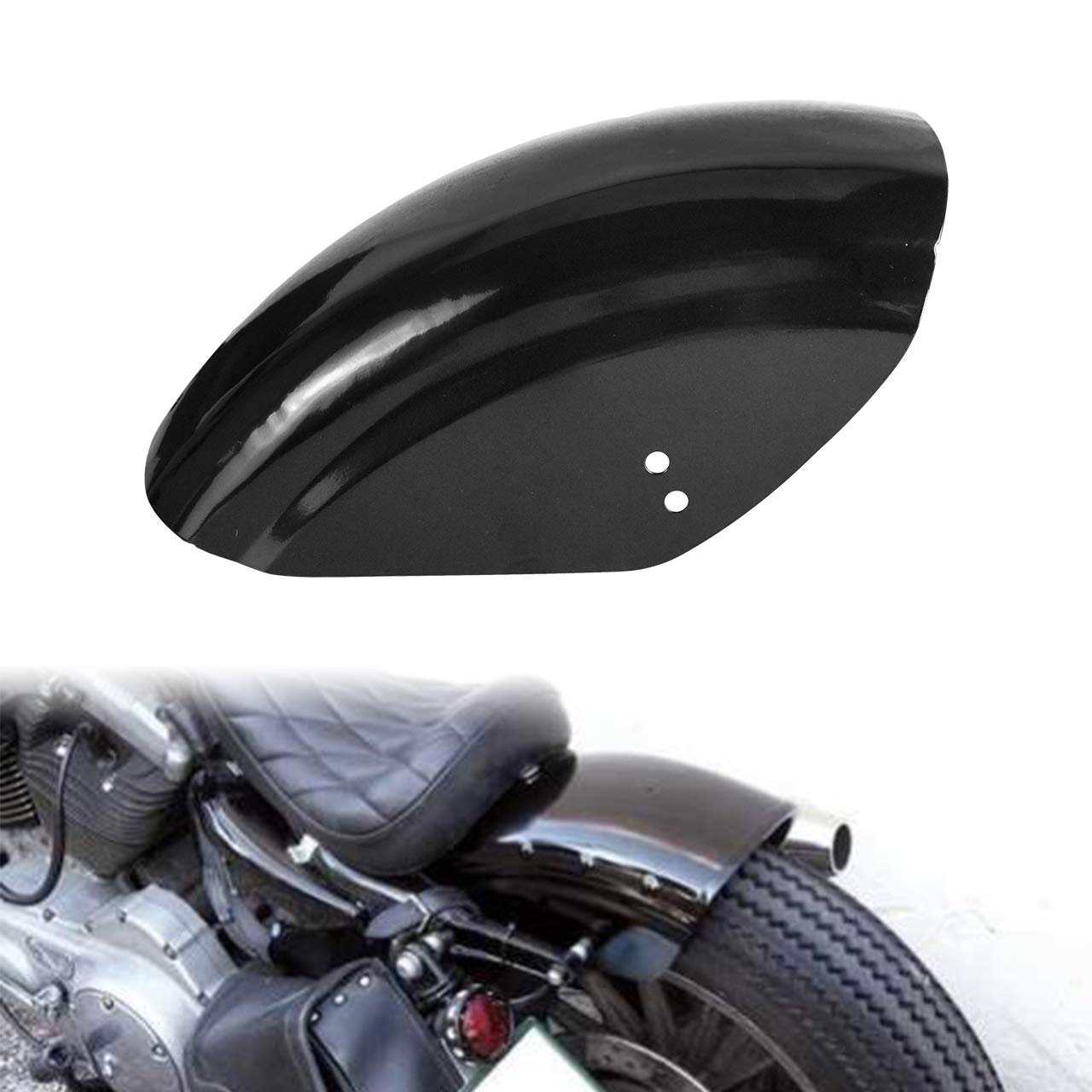 HDBUBALUS Заднее крыло-грязезащита для мотоцикла Cafe Racer Короткое для Harley Sportster Iron XL 883