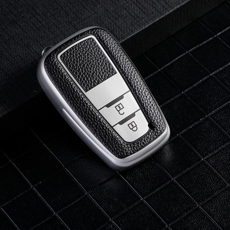 Toyota Car Key Cover for Camry, Corolla, Ralink, Highlander. Dragon Design with Full Shell Buckle for Men.