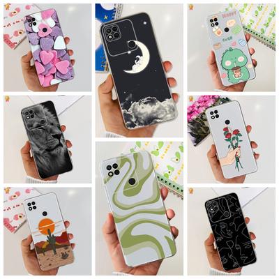 NEW Design For Cover Xiaomi Redmi 10A Case Cartoon Bumper Back Shockproof Soft TPU For Xiomi Redmi 10 10C A10 C10 Redmi10 A Bag