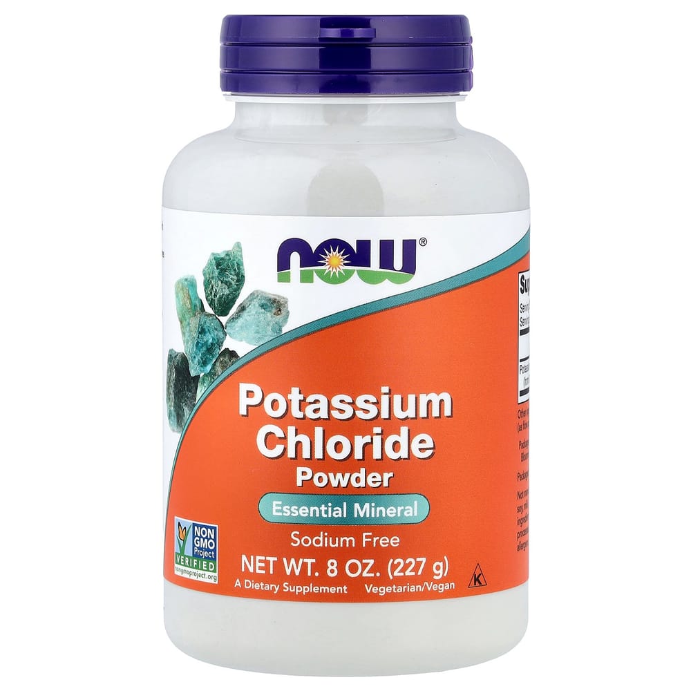 Now Foods Potassium Chloride Powder 8 oz (227 g)
