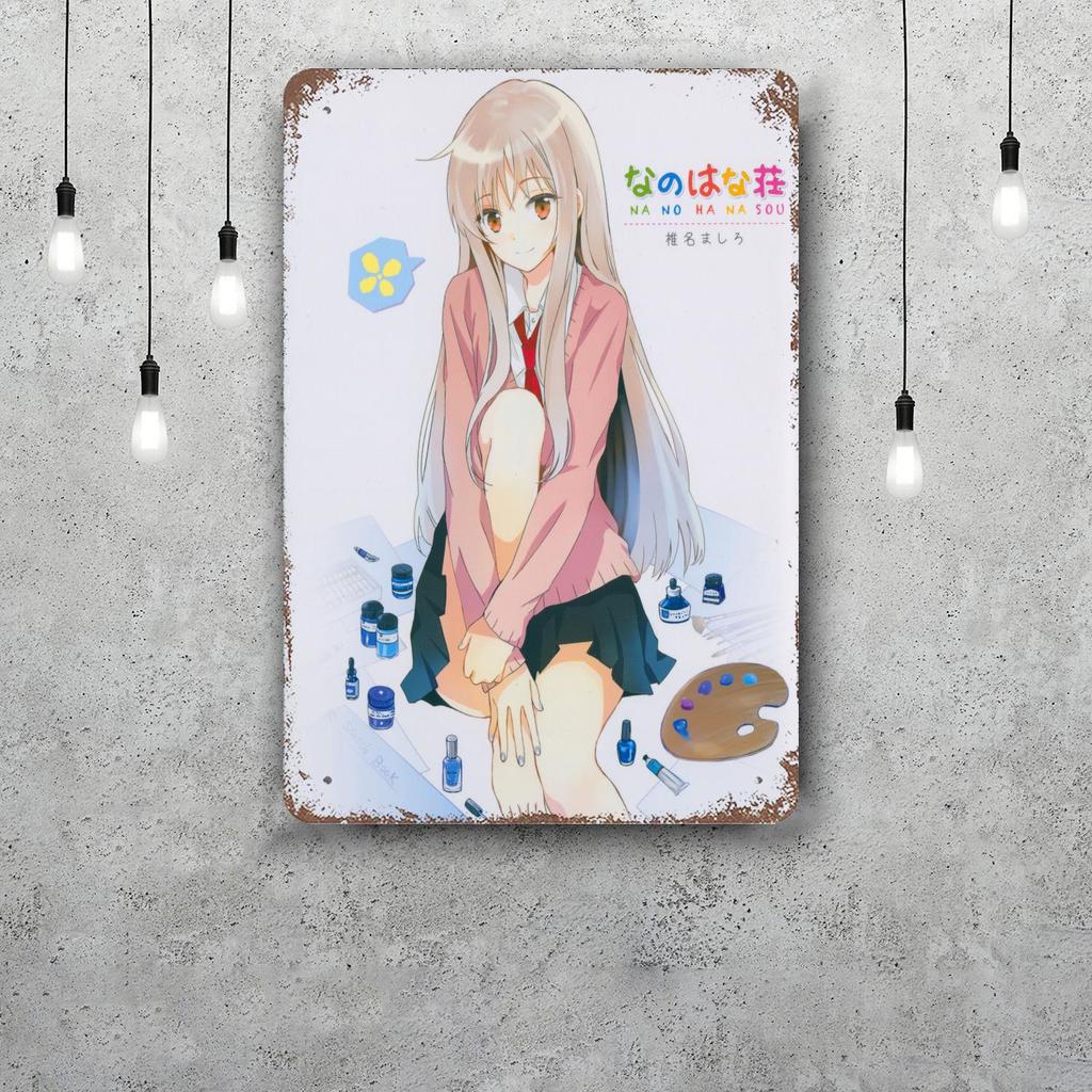 Sakurasou no Pet na Kanojo cartoon Decor Poster Tin Sign Metal Sign Decorative Plaque for Pub Bar Man Cave Club Wall Decoration