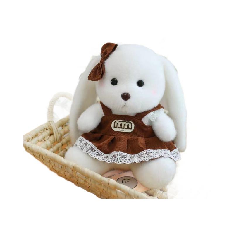 Cute Meila Rabbit Plush Doll 8 Inch Machine Doll Little Rabbit New Year Gift Girlfriend Bestie Doll