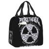 Custom Rock Band Pierce Veil Insulated Lunch Bags for Work School Leakproof Thermal Cooler Lunch Box Women Children
