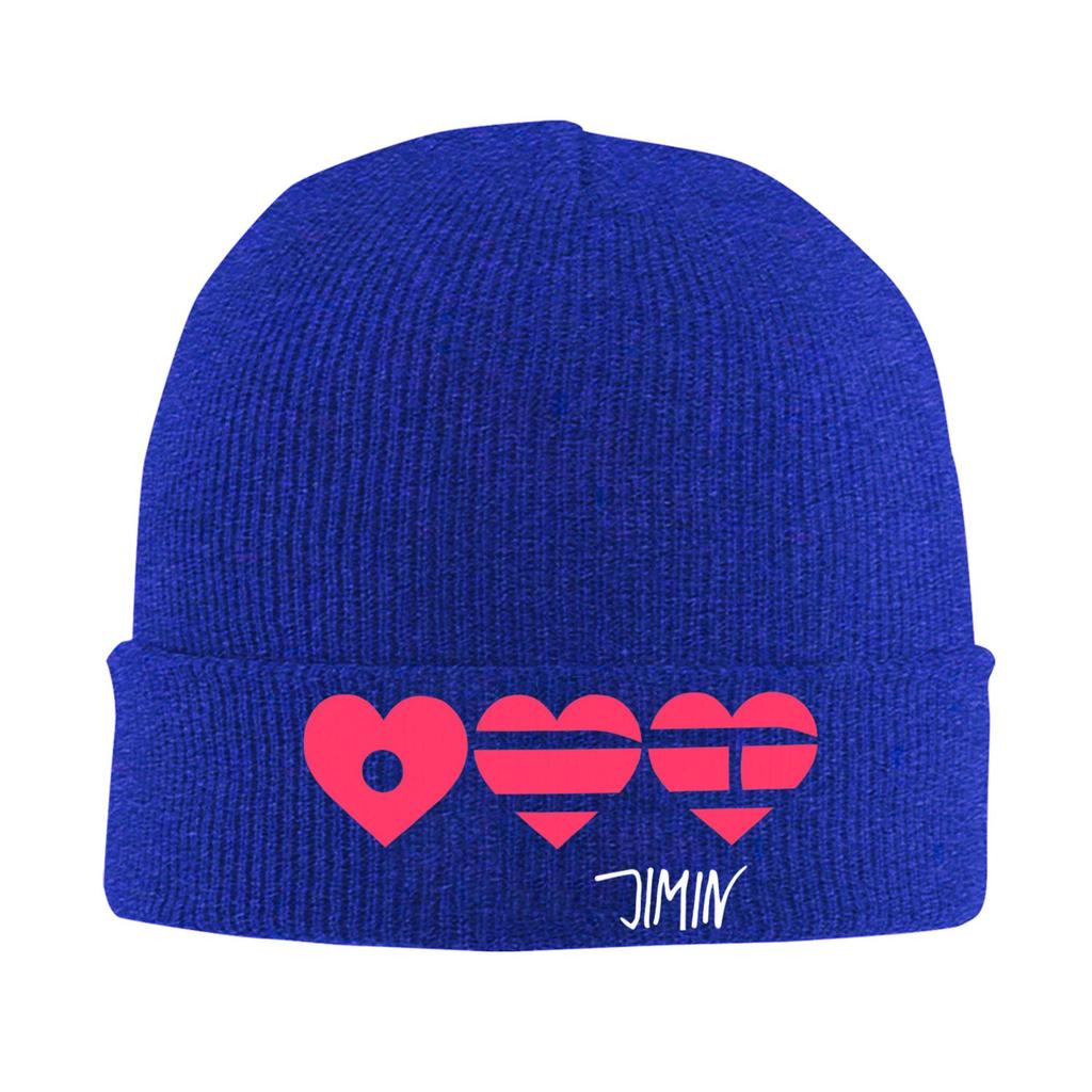 Arirang Heart-Jimin Knitted Caps Women's Unisex's Beanies Winter Hat Acrylic Warm Caps