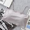 Lady Sling Tube Top Sexy Bra Top Breathable Chest Pad Wearing Underwear Strapless Blouse Tube Top Bandeau Top