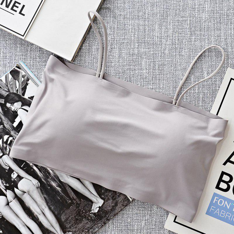 Lady Sling Tube Top Sexy Bra Top Breathable Chest Pad Wearing Underwear Strapless Blouse Tube Top Bandeau Top