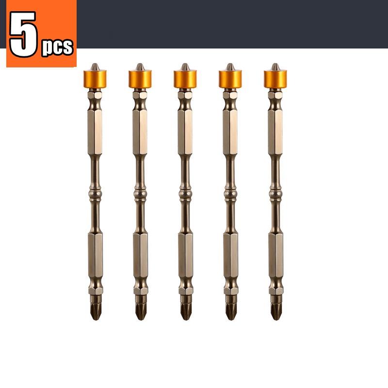 PH2 Hardness 65/110mm Screwdriver Bit Double Cross Head Hexagonal Handle Electric Screwdriver with Magnetic Ring Screwdriver Set