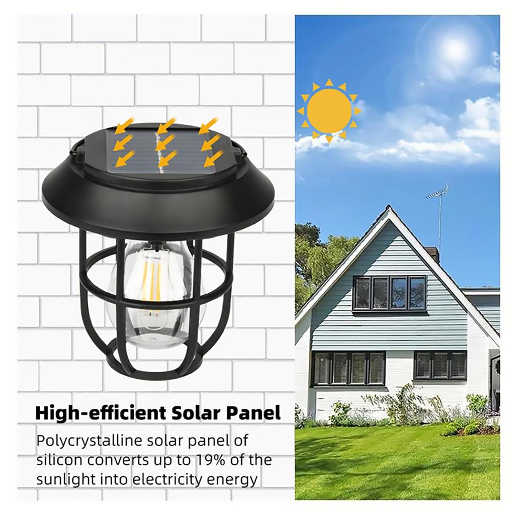 Solar Garden Spotlights: Outdoor Waterproof Decorative Lights, Automatically Illuminate at Dusk for Wall, Balcony, or Atmosphere Design.