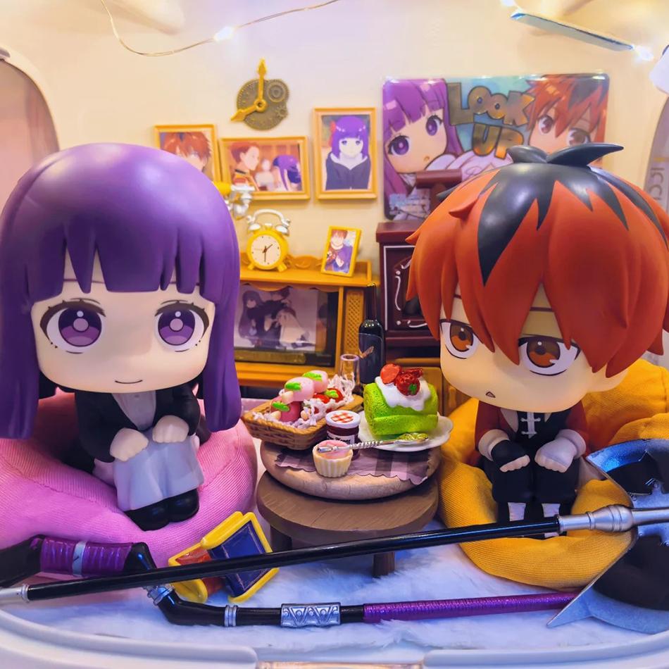 Noodle Stopper Sousou no Frieren Fern Stark Luminasta Girls Toys Anime Figures PVC Action Figure Toy Game Collectible Model Doll