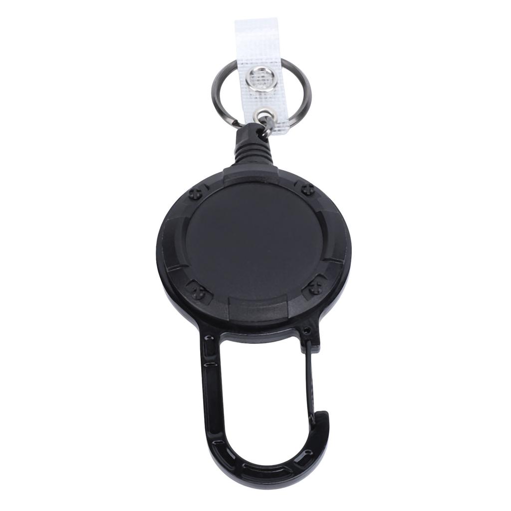 Retractable Keychain Professional Thickened 1mm Stainless Steel Wire Rope Prevents Lost Carabiner