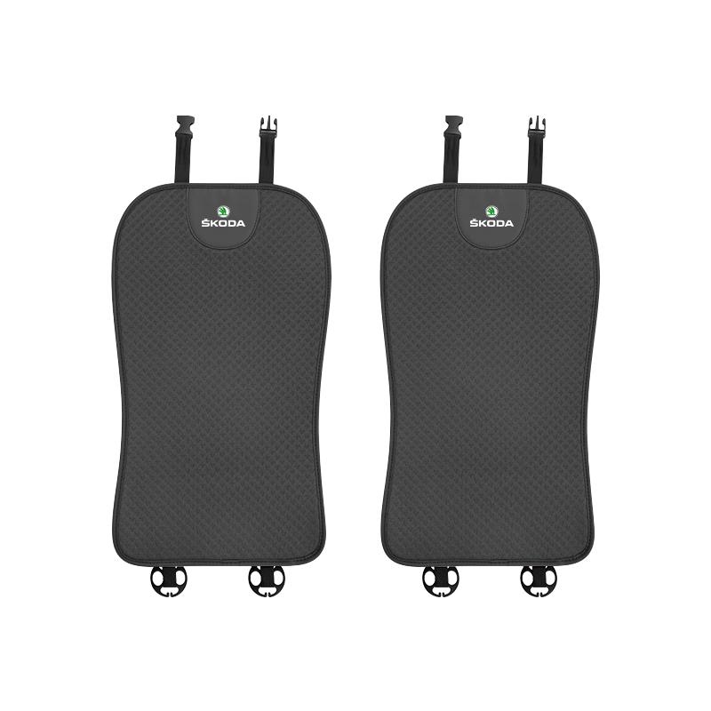 BATZ9 Car Seat Cushion Ice Silk Breathable Protector Cover Pad For Skoda Octavia Superb Rapid Kodiaq Karoq Fabia Kamiq Enyaq RS Scala