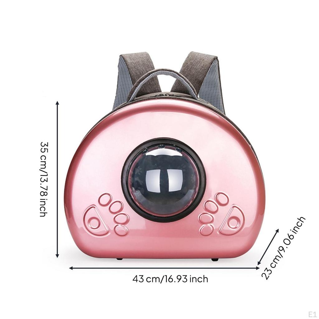 Cat Backpack SturdyConstruction Spherical Pet Carrier Glossy with Window