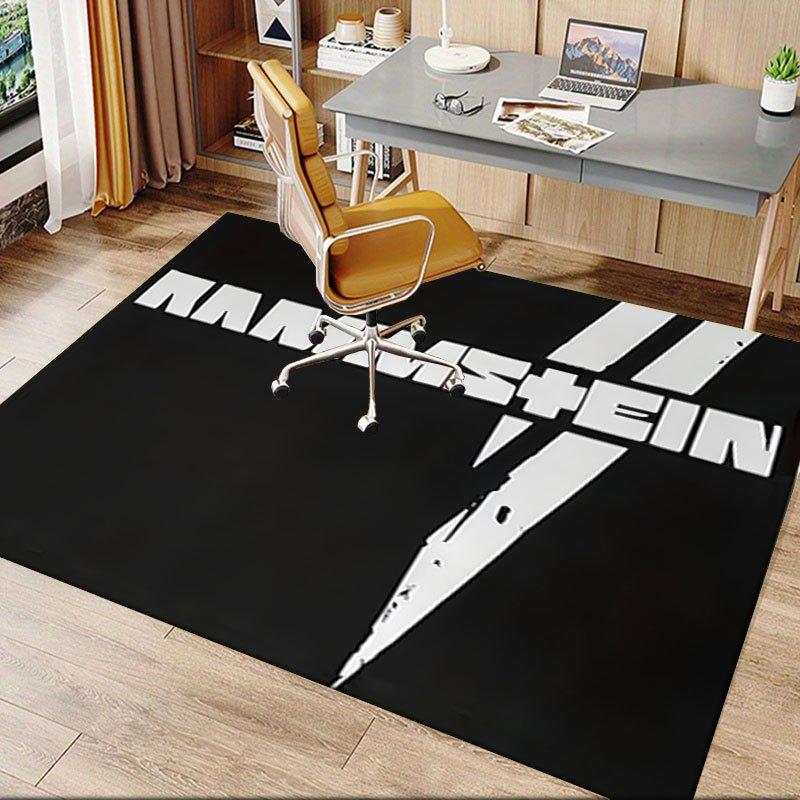 Rammstein Band Logo T-Shirt Men Women Kids Youth Tank Top Hoodie SweatshirtOffice Mat Perfect for Home Decor Office Desk Chair Rugs Chair Ca
