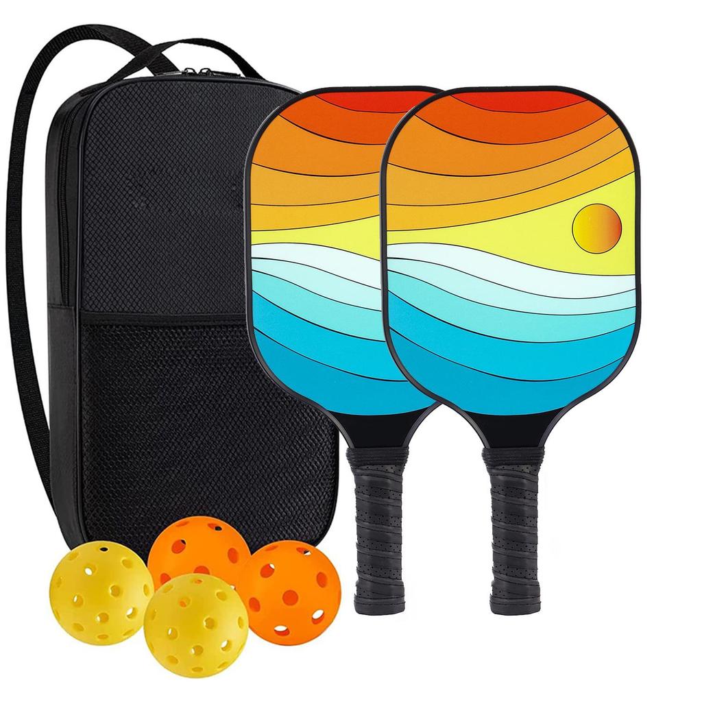 Pickleball-Schläger aus Kohlefaser-Wabenstruktur für Outdoor-Sportarten