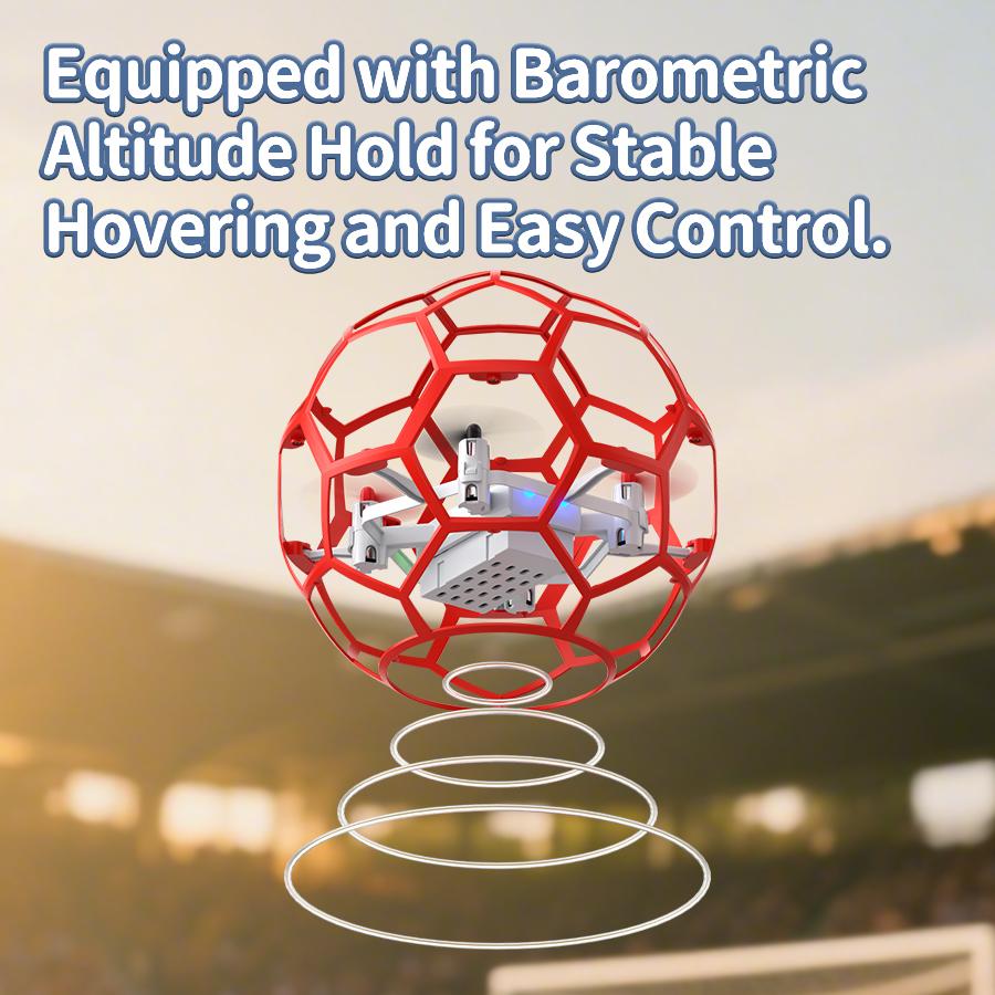Children's Football Competition Spherical Hollow Cup Football Drone Science and Education Quadcopter Holiday Gift Toy