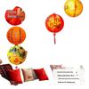 Mid-Autumn Festival Luminous Lantern String: Chinese-Style Decorative Hanging Lanterns for Festive Atmosphere