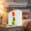Nevera Portátil De 8L Para Coche Y Hogar, Mini Refrigerador Eléctrico Compacto De Doble Uso
