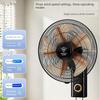 Brand Wall-Mounted Electric Fan for Home Use, Strong Wind, Wall-Mounted, Commercial and Industrial Use, Oscillating, Remote Control, 2026 New Model