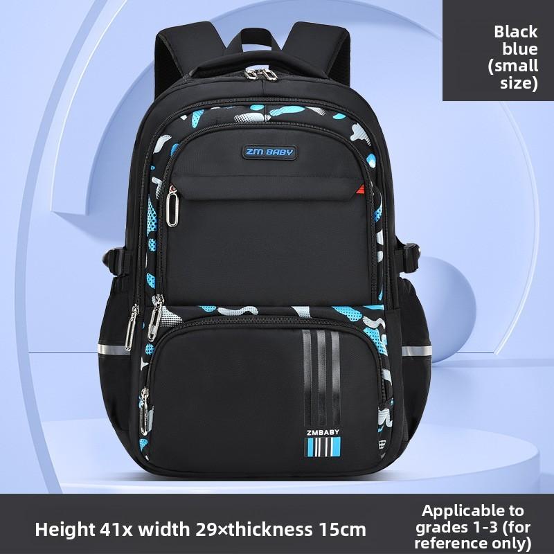 Kids School Backpack With Letter Print And Ultralight Nylon For Boys Grades 34