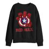 Kapitän Amerika: Brave New World Kinder/Jungen Rotes Hulk-Schild Sweatshirt
