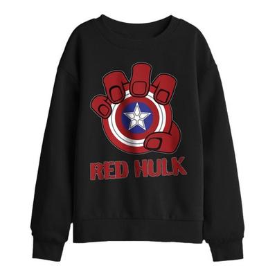 Captain America: Brave New World Childrens/Kids Red Hulk Shield Sweatshirt