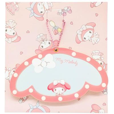 Sanrio Characters Slide Mirror, My Melody, H6.4~8.3 X W6.3~11.2 X D6~6.5cm, 8203484