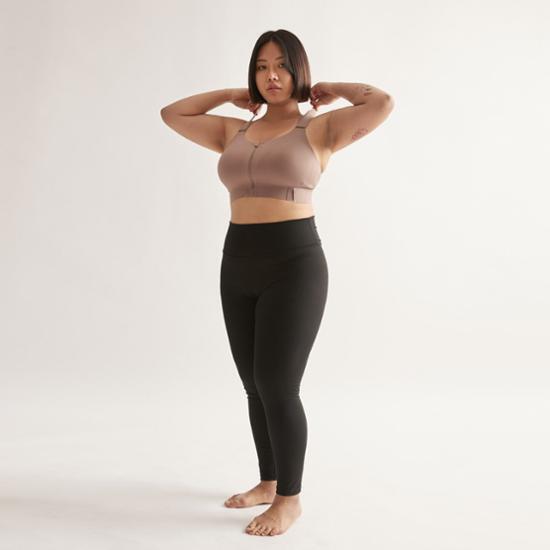 Skinny Five Smoove Front Zip Control Zip Up Seamless Sports Bra