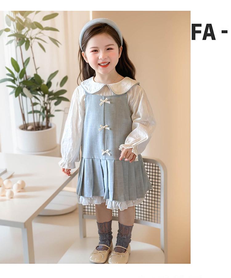 2026 Spring/Summer Doll Collar Strap Skirt - Korean Chic Super Cute Princess Bow Dress