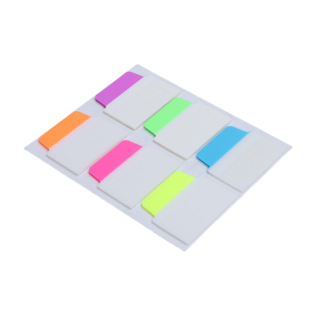 120/160Pcs Colorful Index Label Self Adhesive Notes Page Marker Bookmarks Writable File Label for Marking Highlighting