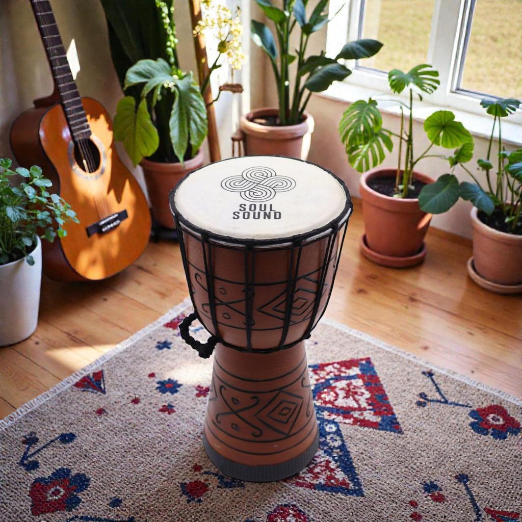 Small Pro Djembe Drum – Soul Sound (low) – Small 30cm (15cm Diia)