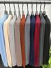 Men's Autumn/Winter Wool Sweater - Half-High Collar, Solid Color, Long Sleeve, Skin-Friendly, Warm Base Layer