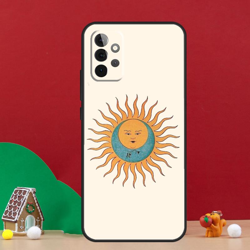 

Хиппи Солнце и Луна Чехол для Samsung Galaxy A54 A06 A16 A26 A36 A56 A53 A32 A52 A33 A13 A55 A35 A15 A14 A34 A17 Samsung A34 5G