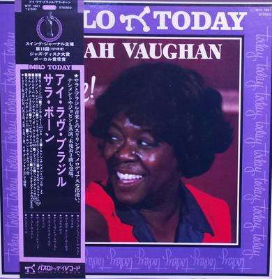Disque Vinyle SARAH VAUGHAN  I Love Brazil MTF1601 PABLO 1979 Japon Obi Jazz Occasion