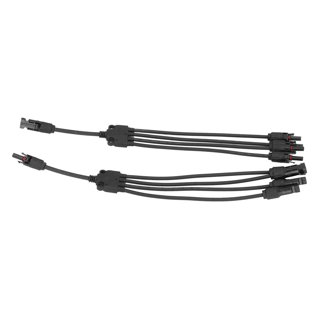 Solar Connector Y Branch 1 to 4 Waterproof Parallel Adapter Splitter for Outdoor