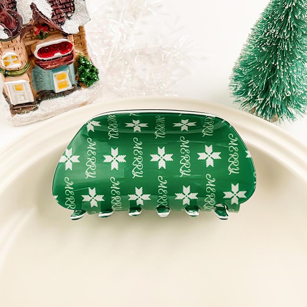 Bambus Yao Weihnachts-Cartoon Haarspangen: Niedliches Hai-, Rentier- & Schneemann-Design